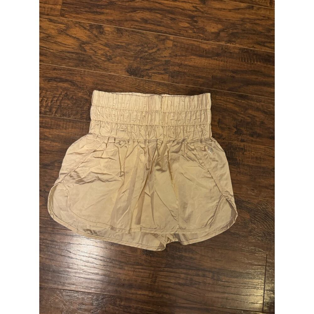 FREE PEOPLE Movement The Way Home Athletic Running Women's Tan Small Shorts